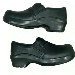 Ariat Expert Clog Composite Toe Size 6B Black Leather Slip Resistant Work ESD